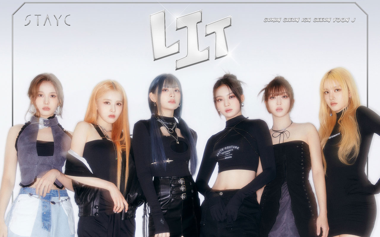 STAYC's Dark Transformation in 'LIT': Overwhelming Gaze in the